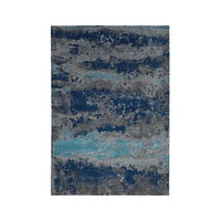 Tapis bleu