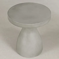 South Shore Furniture Bellulo Pedestal Side Table - Greige