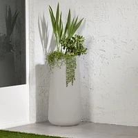 Dalya Tall Outdoor Pot Planter Grege by South Shore Furniture