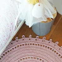 100% Cotton Round Rug