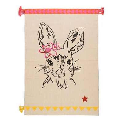 Tapis « Circus Bunny » 100% laine - Beige