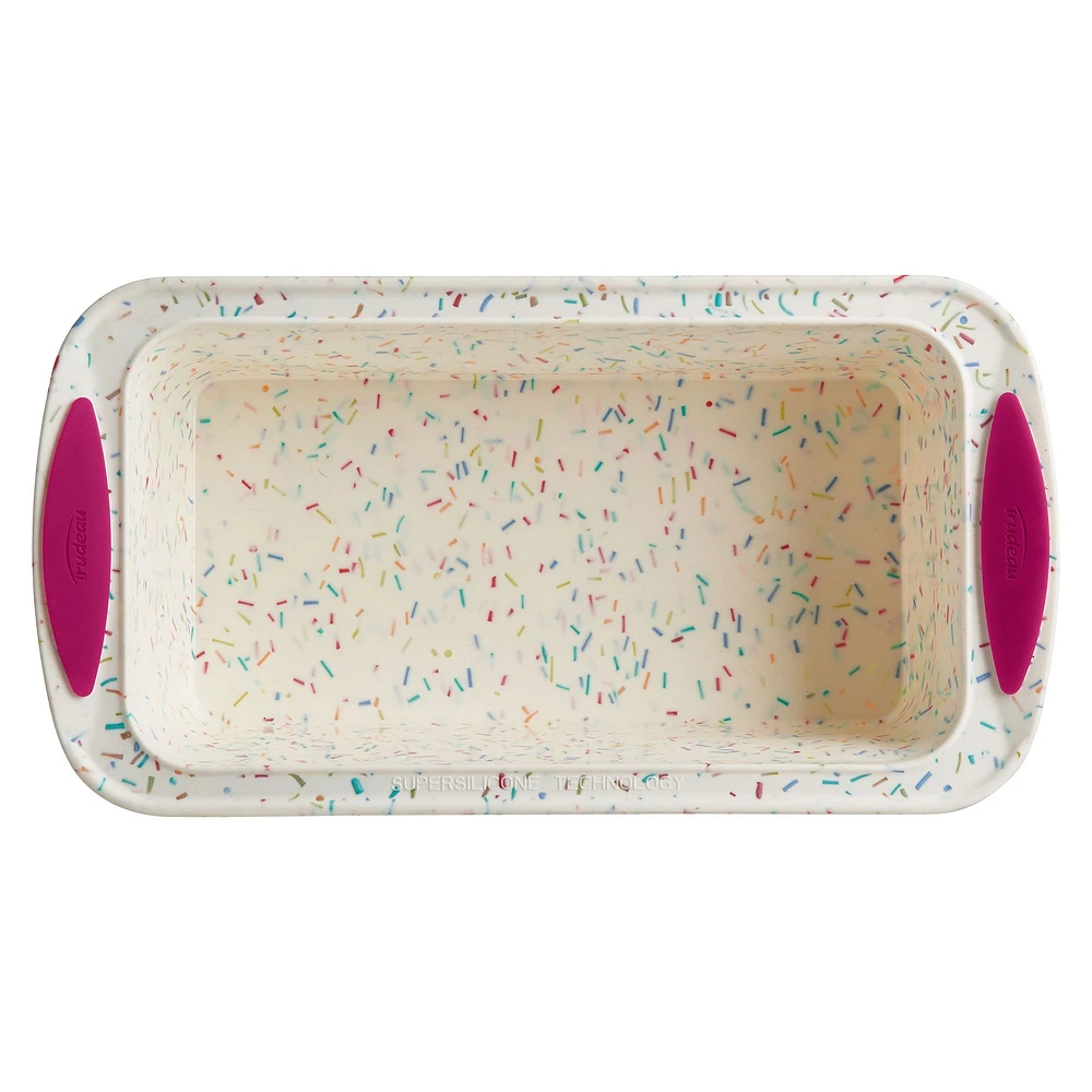 Trudeau Confetti Silicone Loaf Pan