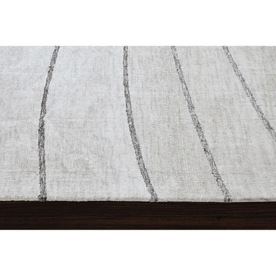 Tapis blanc cassé et gris « Hazel »