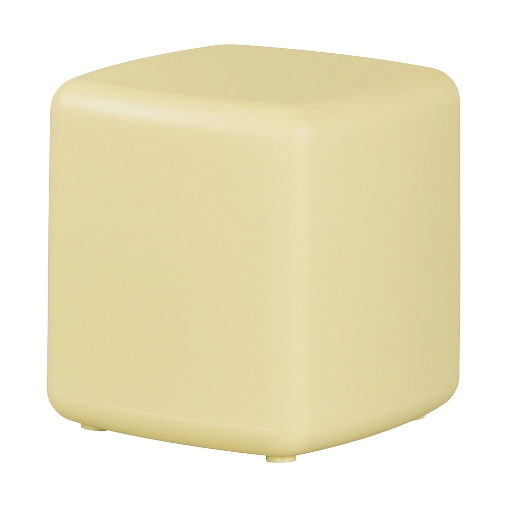 Dalya Outdoor Side Table by South Shore Furniture - Light Yellow