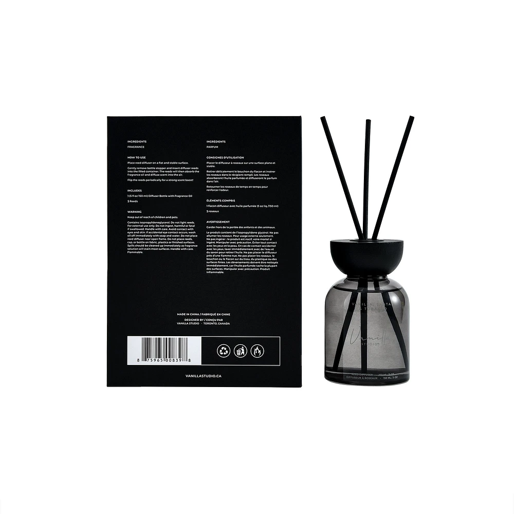 Vanilla, Santal & Tobacco Reed Diffuser by Haute Deco