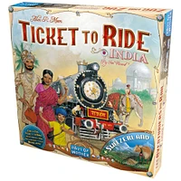 Ticket to Ride Board Game : Map #2 - India / Switzerland