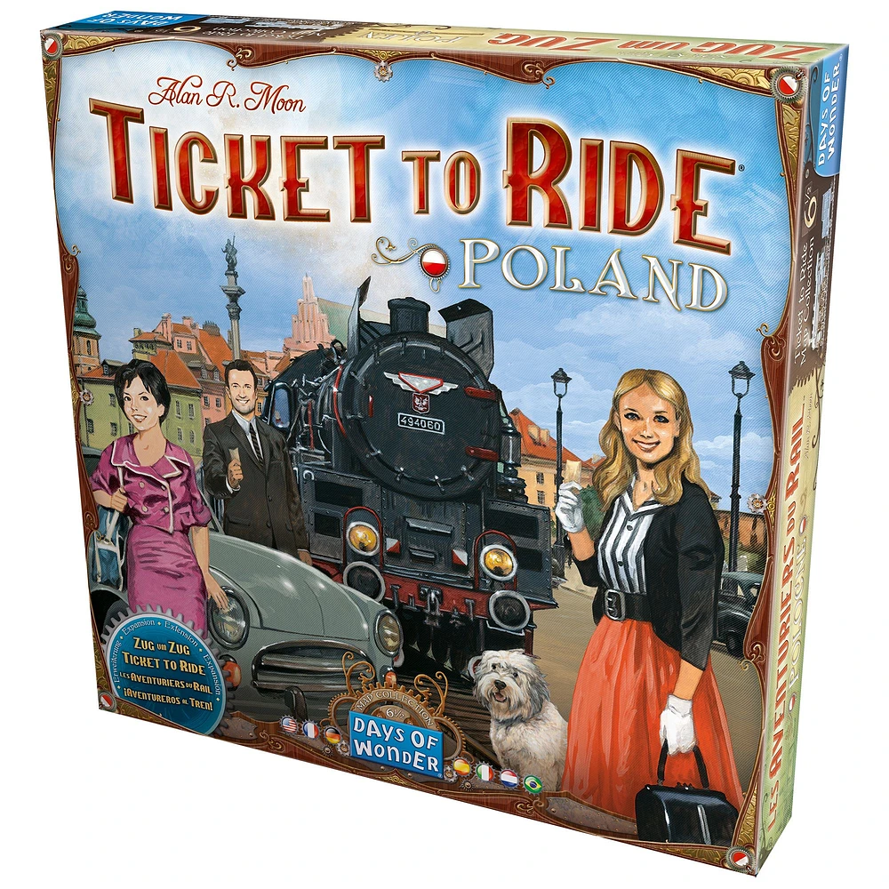 Ticket to Ride Board Game : Map #6.5 - Poland