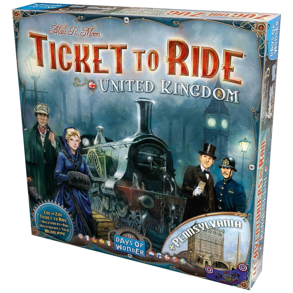 Jeu de société « Ticket to Ride: Map #5