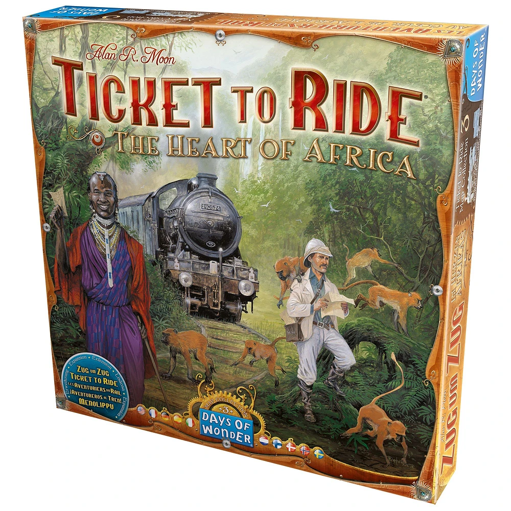 Ticket to Ride Board Game : Map #3 - Africa