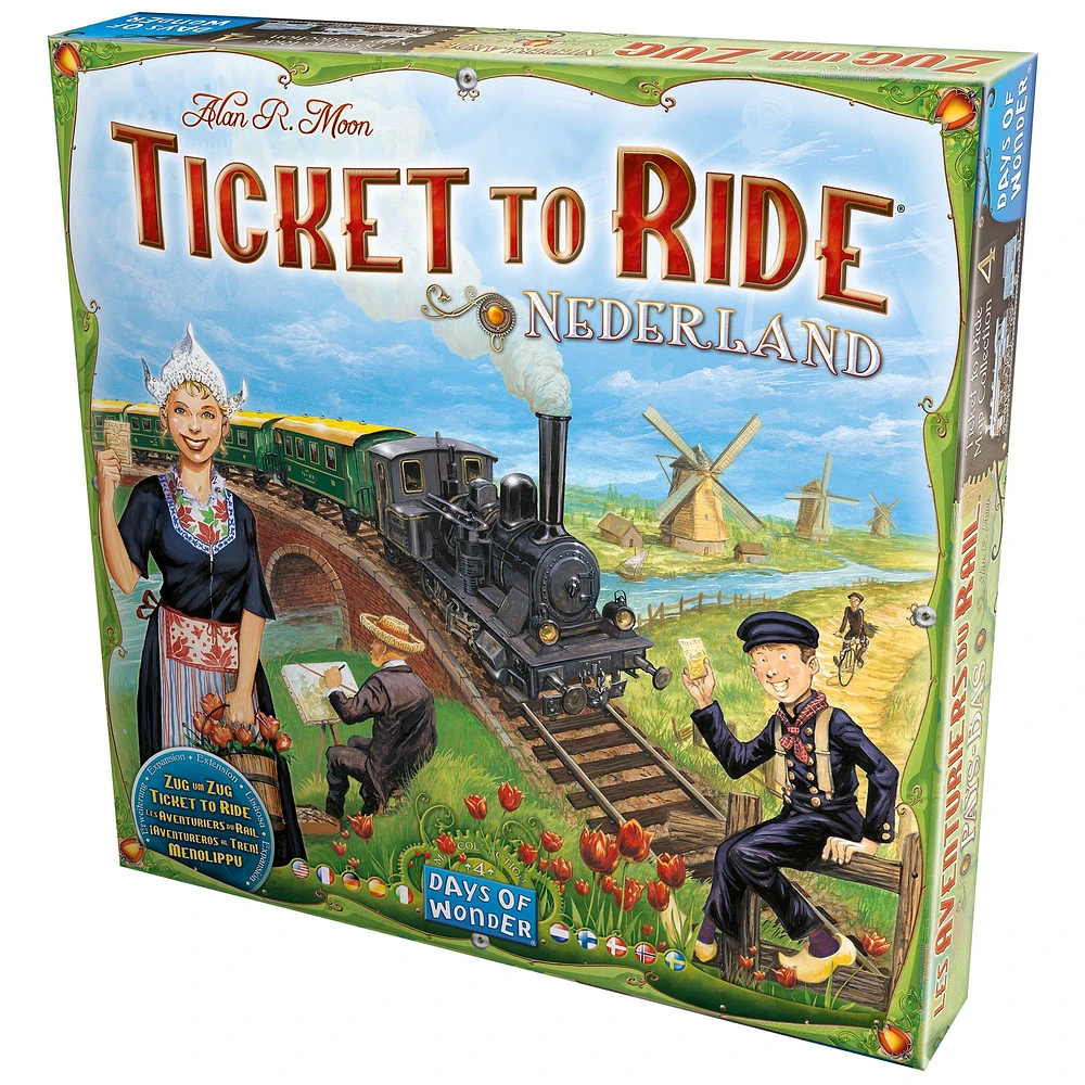 Ticket to Ride Board Game : Map #4 - Nederland