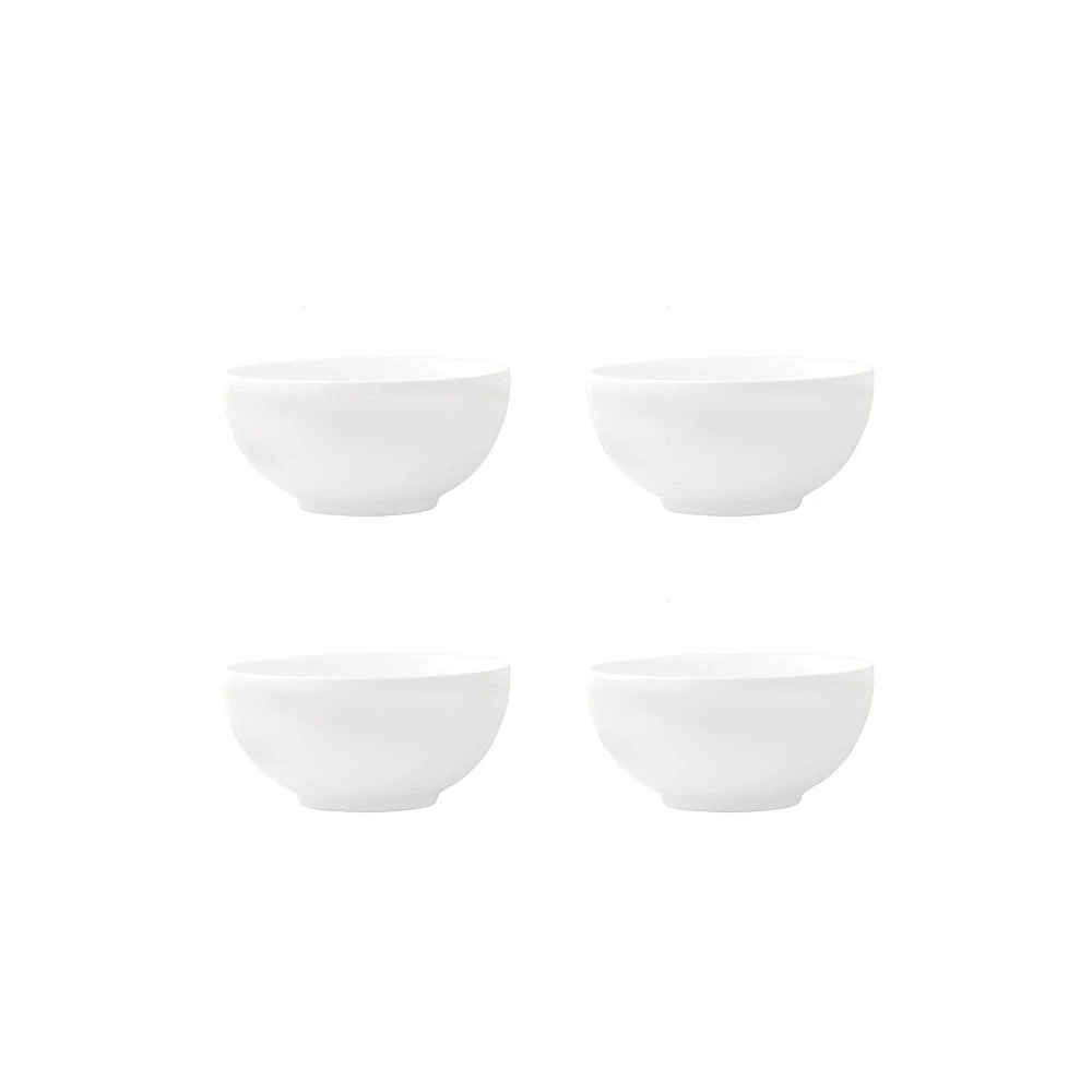 Perfect White Set of 4 Soup Bowls by Vera Wang