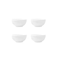 Perfect White Set of 4 Soup Bowls by Vera Wang