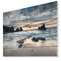 Beautiful Porthcothan Bay Wood Wall Art