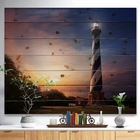 Cape Hatteras Wood Wall Art