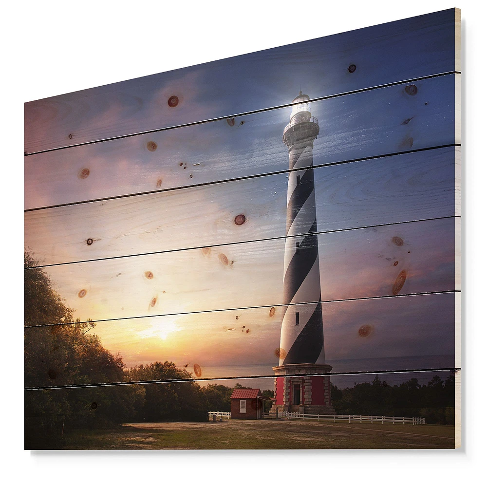 Cape Hatteras Wood Wall Art