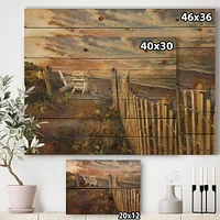 Dunes Sunset Wood Wall Art