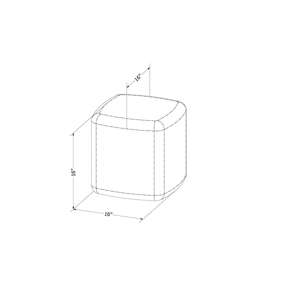 Dalya Outdoor Side Table by South Shore Furniture - Light Yellow