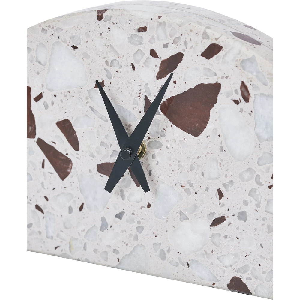 Horloge de table en demi-cercle « Saga »