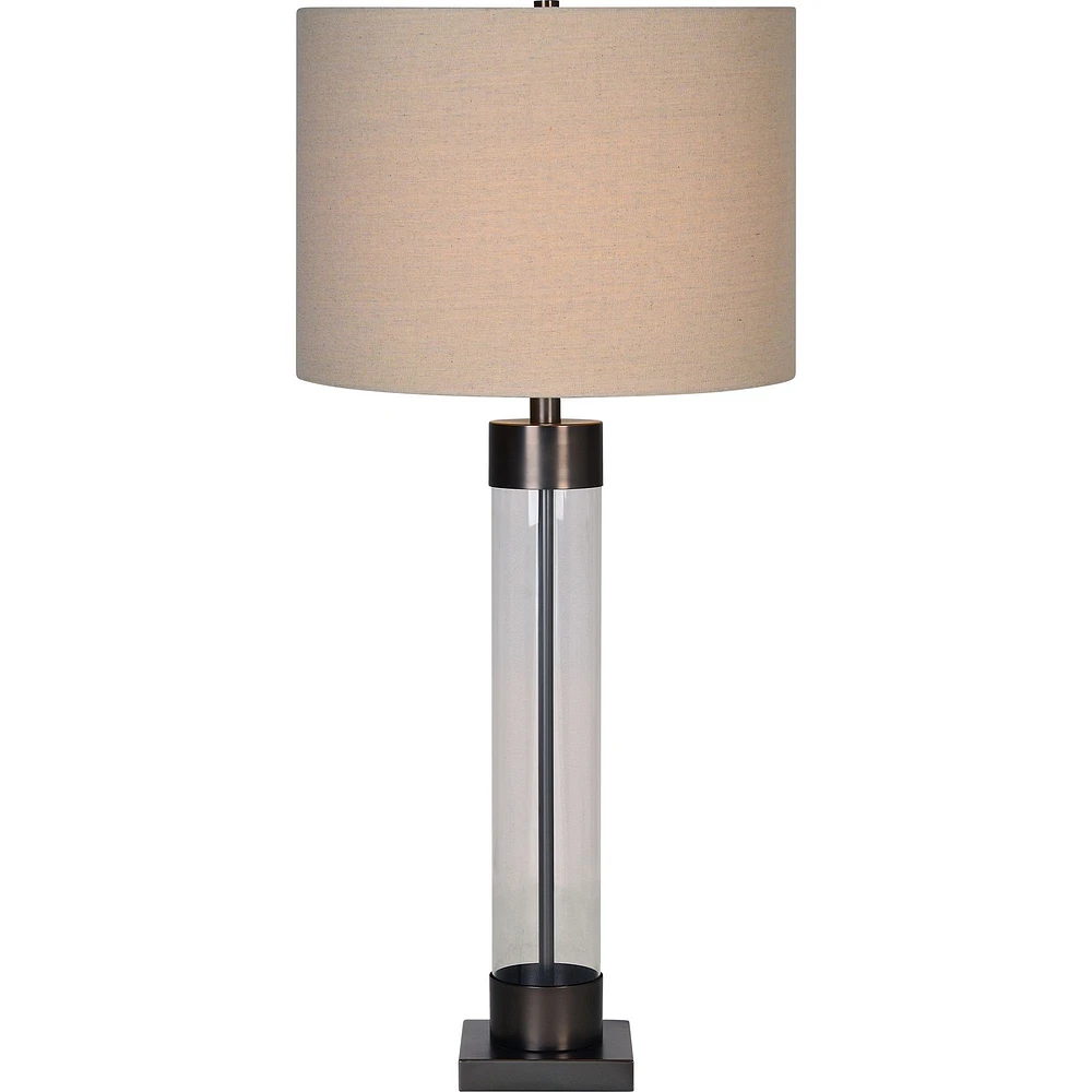 Lampe de Table Meredith en verre bronze