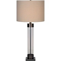 Lampe de Table Meredith en verre bronze