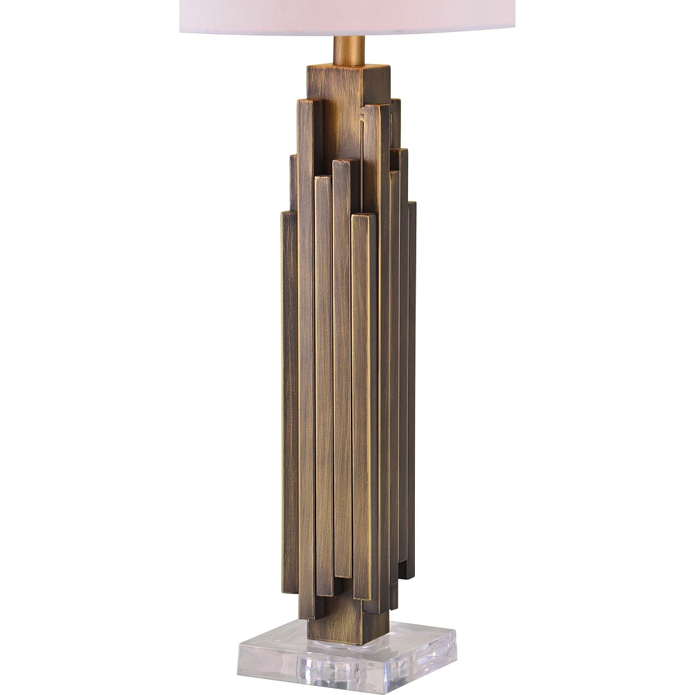 Lampe de table Gabriel en fer clair