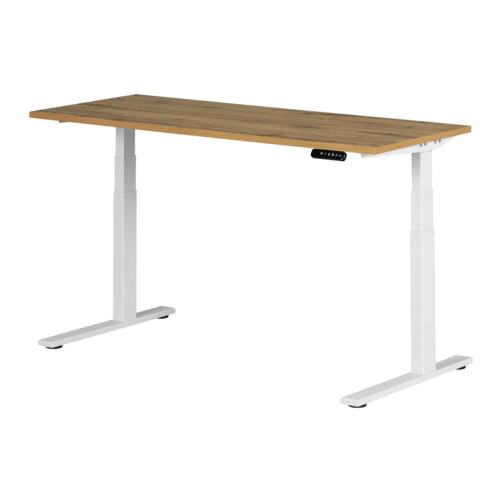 South Shore Furniture Ezra Electric Adjustable Height Standing Desk