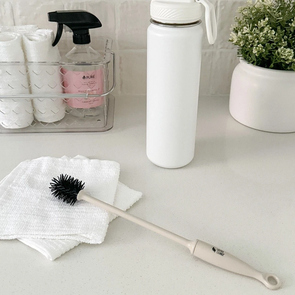 Brosse à bouteille - Crème