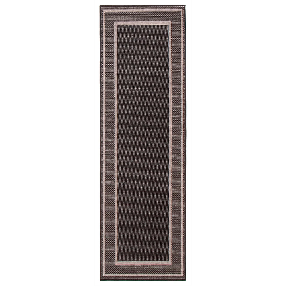 Tapis « Sisal » - Noir et Gris