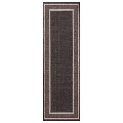 Tapis « Sisal » - Noir et Gris