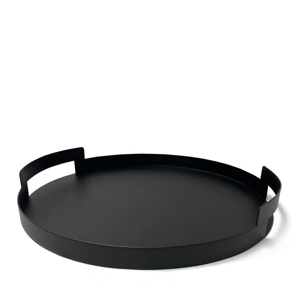 Serving Tray Black Metal by Natural Living