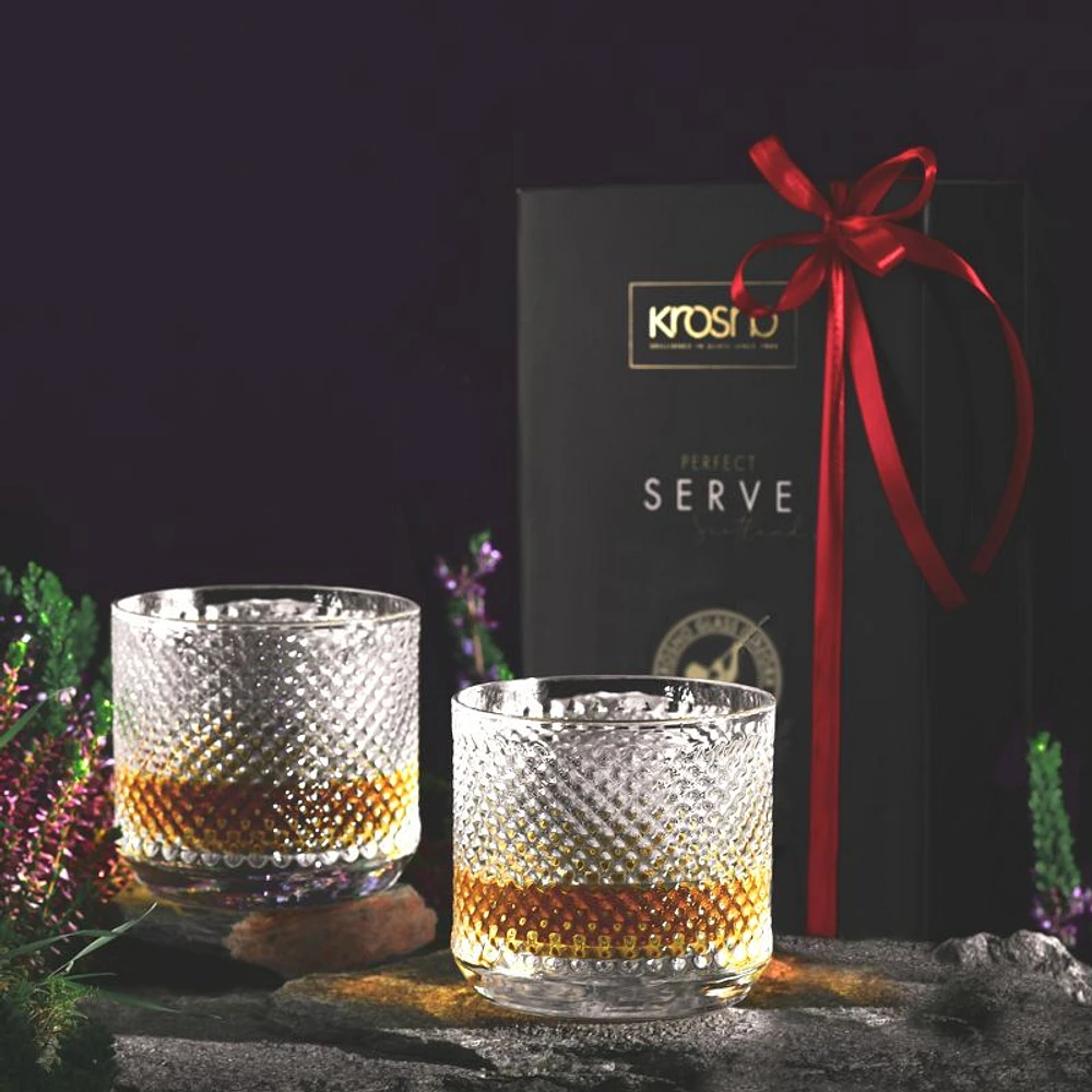 Krosno Perfect Serve Whiskey Set - Dotted