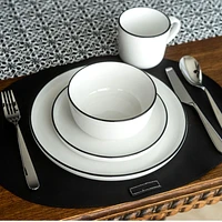 Assiette plate « Silhouette » par BIA