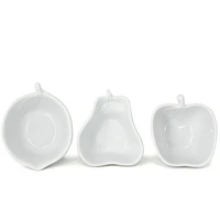 White Lemon-Shaped Snack Bowl by BIA