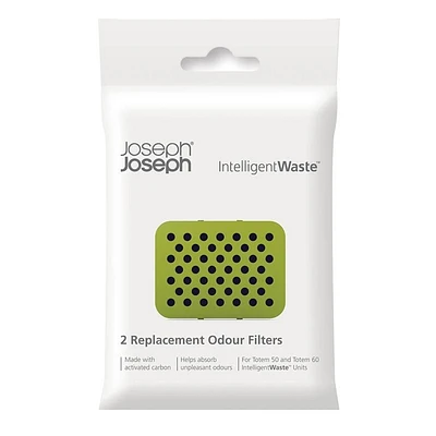 Pack of 2  Intelligent Waste Carbon Filters by Joseph Joseph