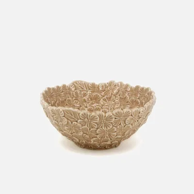 Bouquet serveware collection by bia - bouquet taupe bowl by bia