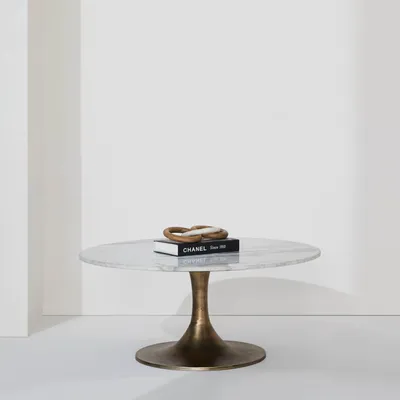 Loveada round coffee table - matte black