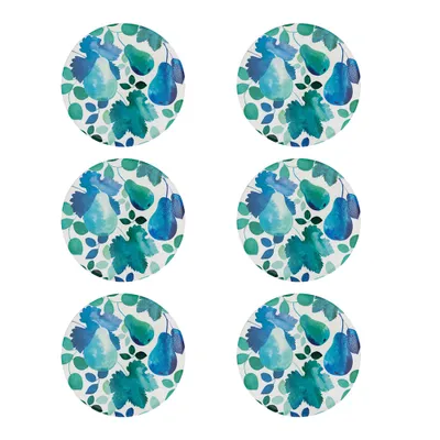 Set of 6 giverny coasters by maxwell & williams