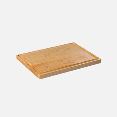 Maple cutting board - 12"" - maple - shades of beige