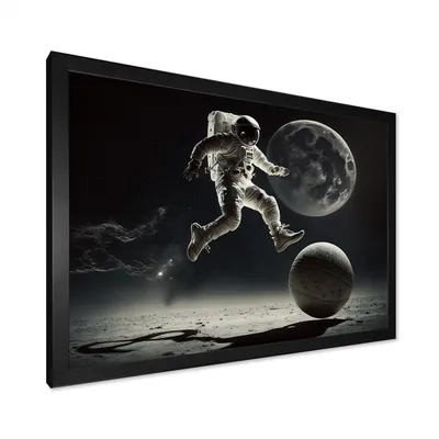 soccer on the moon Art 