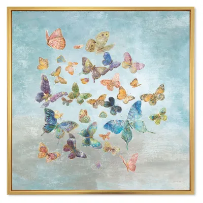 Butterflies dancing i wall art - 30"" x 30"" - canvas only
