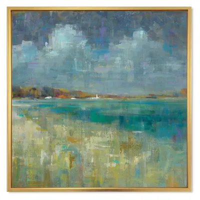 Sky and sea wall art - 30"" x 30"" - canvas only