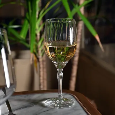 Florian set of 4 white wine glasses by bormioli rocco