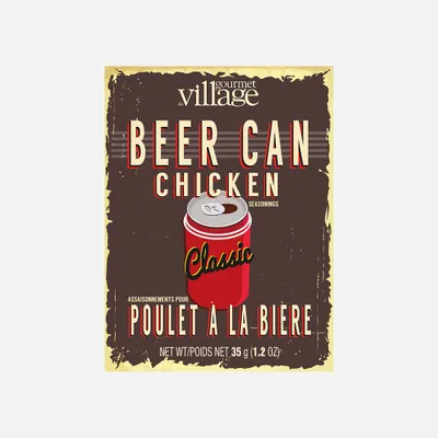 Beer can chicken seasoning and recipe box by gourmet du village