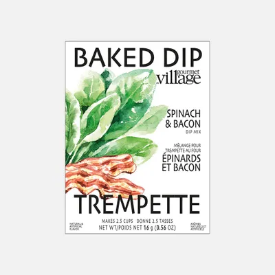Spinach & bacon baked dip mix by gourmet du village