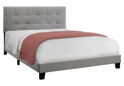 Linen bed frame - queen