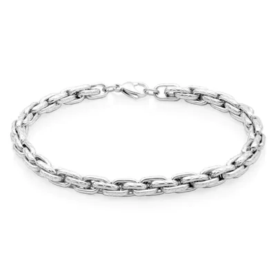 Steelx stainless steel anchor link bracelet 8.5""