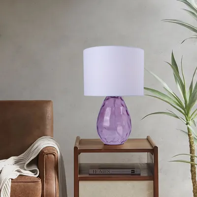 Jacqueline table lamp purple