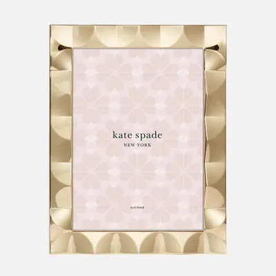 Kate spade south street gold scallop picture frame - 8'' x 10''