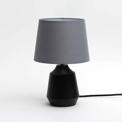 Manon table lamp - charcoal - black charcoal