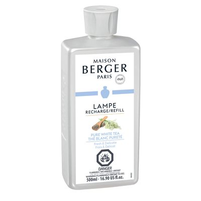 Recharge pour lampe berger « thé blanc pureté » - 500 ml